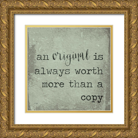 An Original Gold Ornate Wood Framed Art Print with Double Matting by Jaxn Blvd.
