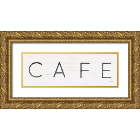 CafÃ© Gold Ornate Wood Framed Art Print with Double Matting by Jaxn Blvd.