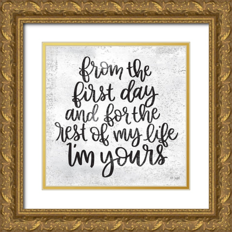 Im Yours Gold Ornate Wood Framed Art Print with Double Matting by Jaxn Blvd.