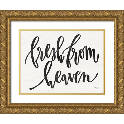 Fresh from Heaven Gold Ornate Wood Framed Art Print with Double Matting by Jaxn Blvd.
