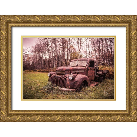 Silently Resting Gold Ornate Wood Framed Art Print with Double Matting by Spivey, Justin