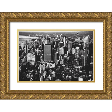 Many Stories Gold Ornate Wood Framed Art Print with Double Matting by Spivey, Justin
