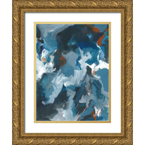 Mist and Spray II     Gold Ornate Wood Framed Art Print with Double Matting by Mingo, Jessica