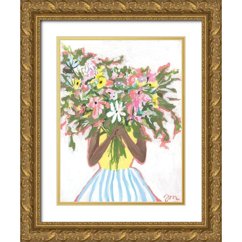 Aromatherapy   Gold Ornate Wood Framed Art Print with Double Matting by Mingo, Jessica