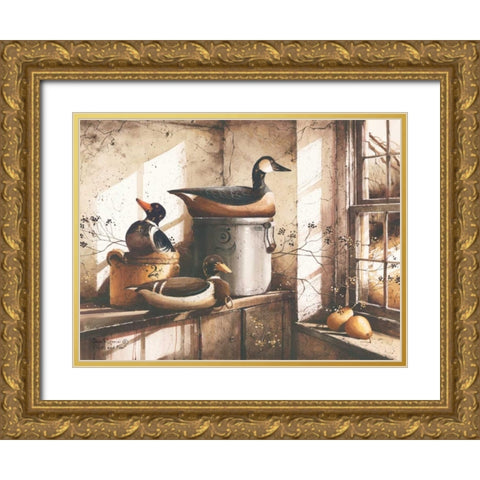 Crocks and Foul Gold Ornate Wood Framed Art Print with Double Matting by Rossini, John