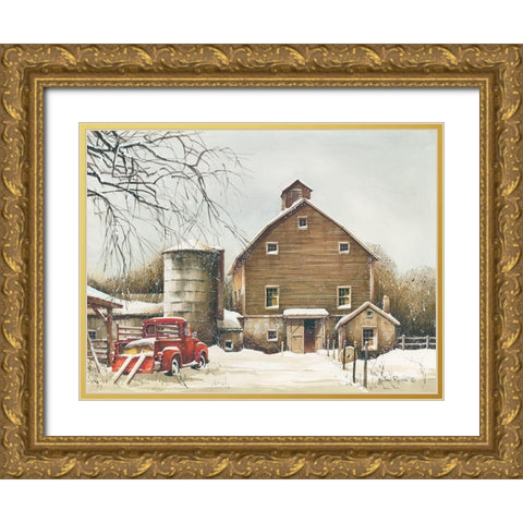 Clearing Out Gold Ornate Wood Framed Art Print with Double Matting by Rossini, John