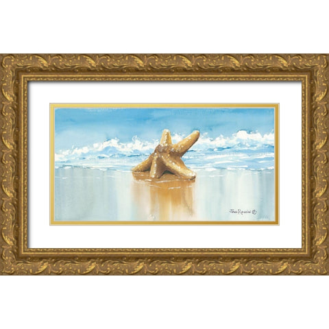 Sea Treasure Gold Ornate Wood Framed Art Print with Double Matting by Rossini, John