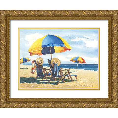 His And Hers Gold Ornate Wood Framed Art Print with Double Matting by Rossini, John