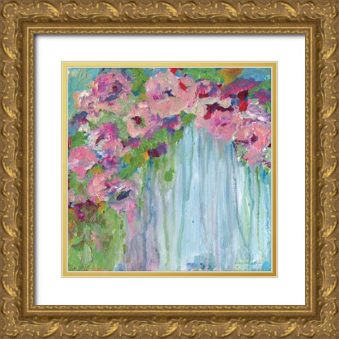 Water Beauties Gold Ornate Wood Framed Art Print with Double Matting by Kamdon Kreations