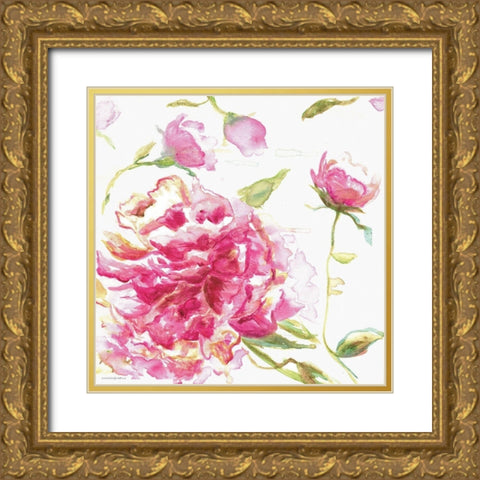 English Rose Gold Ornate Wood Framed Art Print with Double Matting by Kamdon Kreations