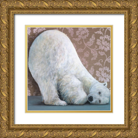 Unbearable Gold Ornate Wood Framed Art Print with Double Matting by Kamdon Kreations