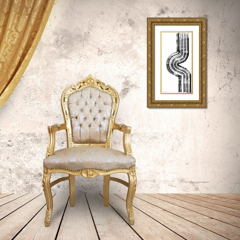 Lifes Little Bumps 1 Gold Ornate Wood Framed Art Print with Double Matting by Kamdon Kreations