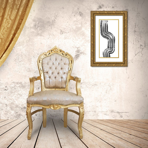 Lifes Little Bumps 3 Gold Ornate Wood Framed Art Print with Double Matting by Kamdon Kreations