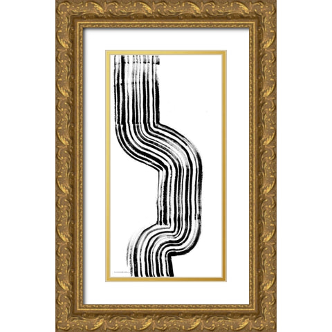Lifes Little Bumps 3 Gold Ornate Wood Framed Art Print with Double Matting by Kamdon Kreations