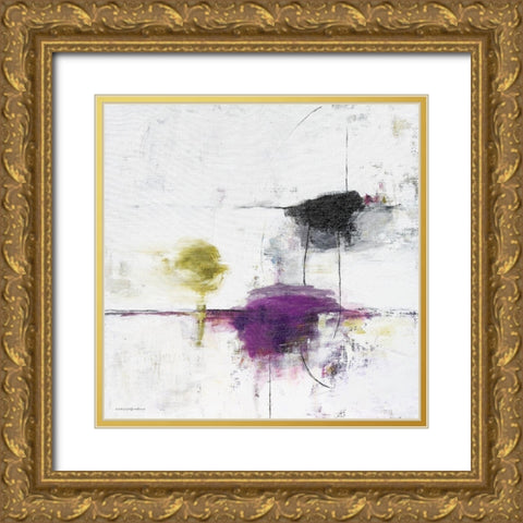 Float Gold Ornate Wood Framed Art Print with Double Matting by Kamdon Kreations