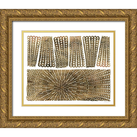 Broken Eternity Gold Ornate Wood Framed Art Print with Double Matting by Kamdon Kreations