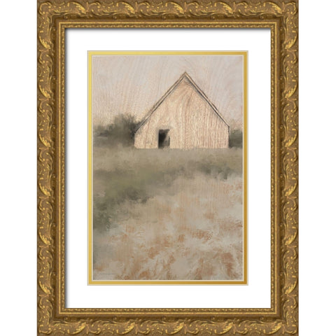 Light Touch Gold Ornate Wood Framed Art Print with Double Matting by Kamdon Kreations