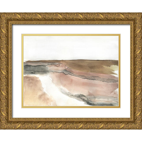 Canyon Gold Ornate Wood Framed Art Print with Double Matting by Kamdon Kreations