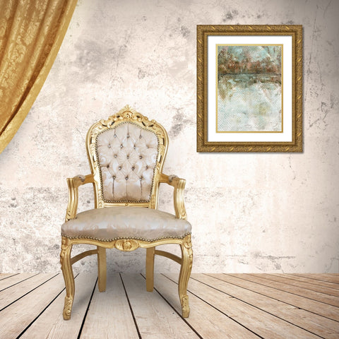 In Between Gold Ornate Wood Framed Art Print with Double Matting by Kamdon Kreations