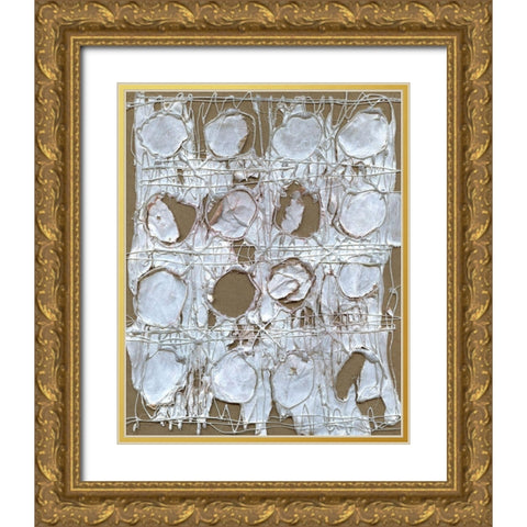Connect Four Gold Ornate Wood Framed Art Print with Double Matting by Kamdon Kreations