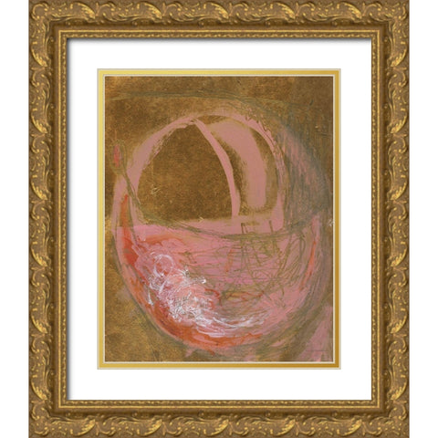 Last Tulip Gold Ornate Wood Framed Art Print with Double Matting by Kamdon Kreations