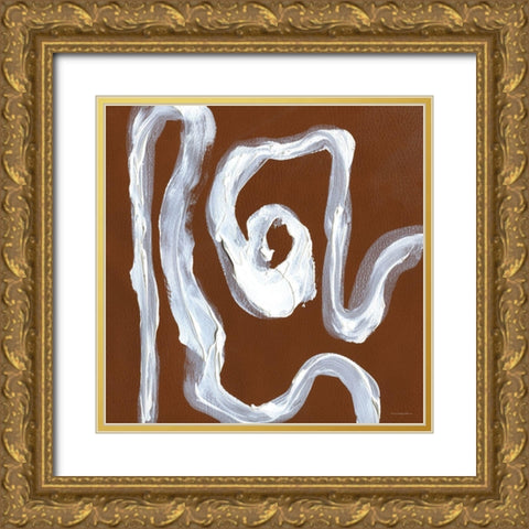 Turn Gold Ornate Wood Framed Art Print with Double Matting by Kamdon Kreations