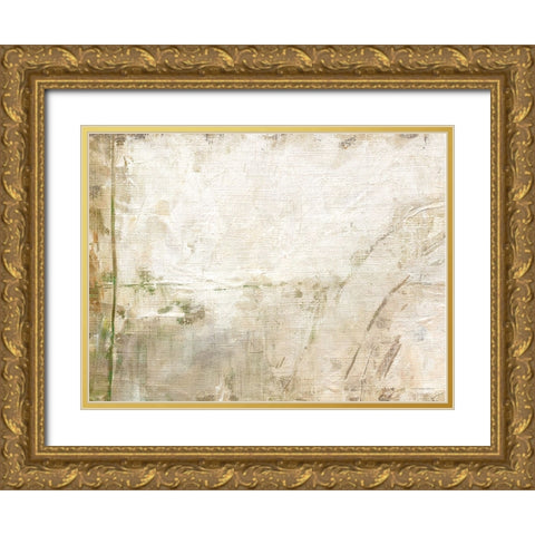 Somewhere Over Gold Ornate Wood Framed Art Print with Double Matting by Kamdon Kreations
