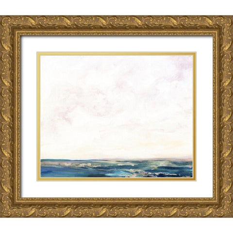 First Light      Gold Ornate Wood Framed Art Print with Double Matting by Kamdon Kreations
