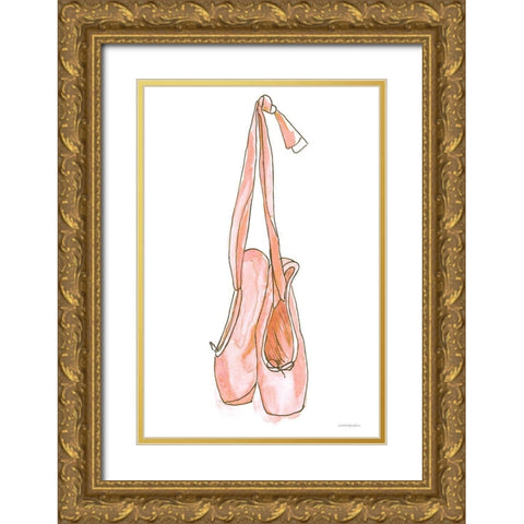 First Dance Gold Ornate Wood Framed Art Print with Double Matting by Kamdon Kreations