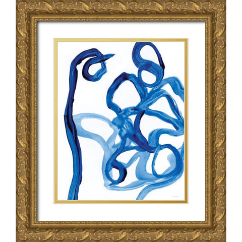Family Dynamics Gold Ornate Wood Framed Art Print with Double Matting by Kamdon Kreations