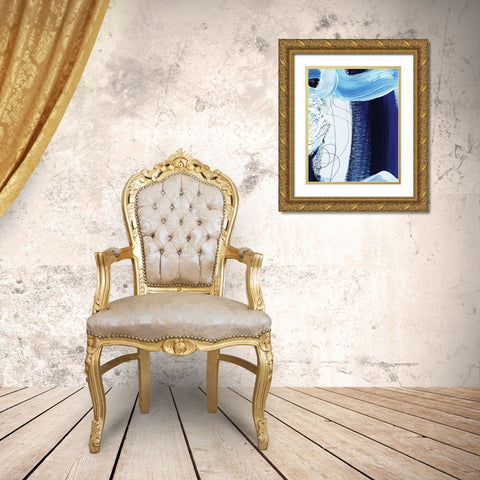 That Was Real Close Gold Ornate Wood Framed Art Print with Double Matting by Kamdon Kreations