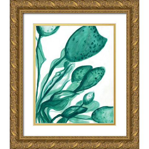 Just a Little More Water Gold Ornate Wood Framed Art Print with Double Matting by Kamdon Kreations