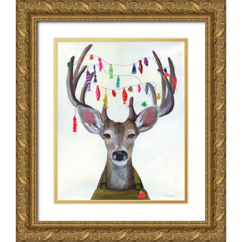 My Dear You Look A-Lure-ing Gold Ornate Wood Framed Art Print with Double Matting by Kamdon Kreations