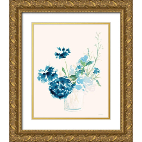 Remembrance Gold Ornate Wood Framed Art Print with Double Matting by Kamdon Kreations