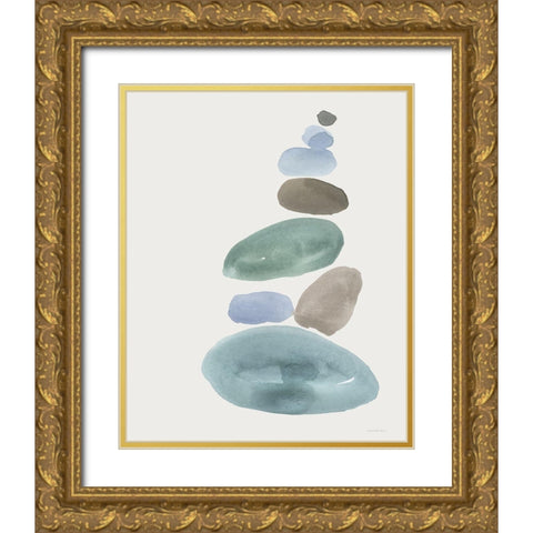 Just One More Gold Ornate Wood Framed Art Print with Double Matting by Kamdon Kreations