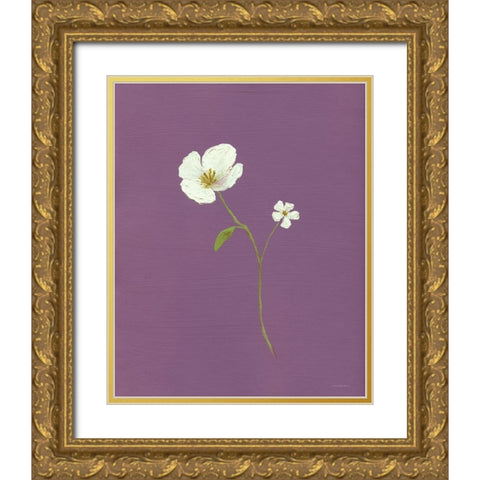 Motherhood Gold Ornate Wood Framed Art Print with Double Matting by Kamdon Kreations