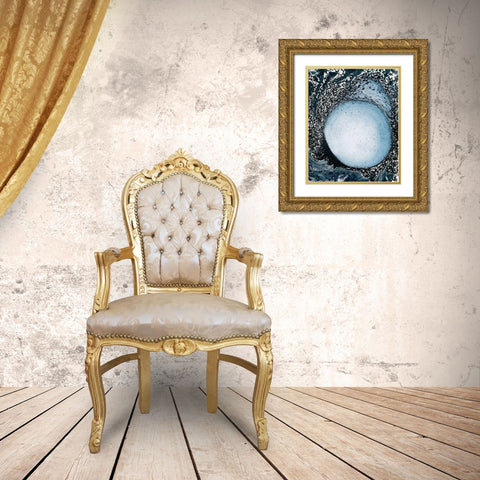 Split Gold Ornate Wood Framed Art Print with Double Matting by Kamdon Kreations