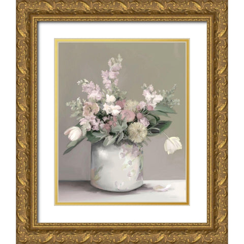 Walking in a Daze Gold Ornate Wood Framed Art Print with Double Matting by Kamdon Kreations