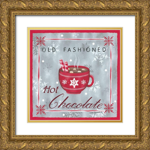 Hot Chocolate Gold Ornate Wood Framed Art Print with Double Matting by Kennedy, Lisa