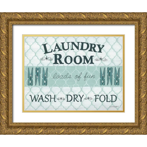 Loads of Fun Gold Ornate Wood Framed Art Print with Double Matting by Kennedy, Lisa