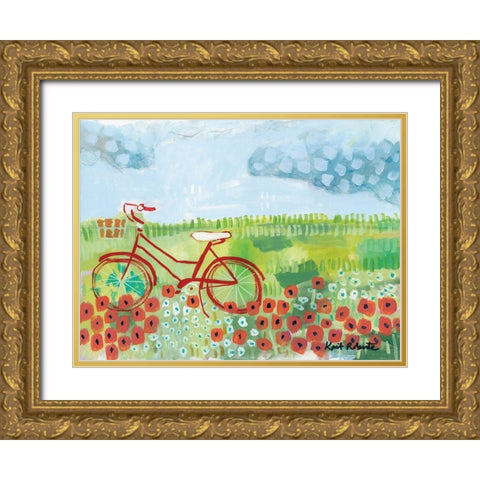 The Scenic Route Gold Ornate Wood Framed Art Print with Double Matting by Roberts, Kait