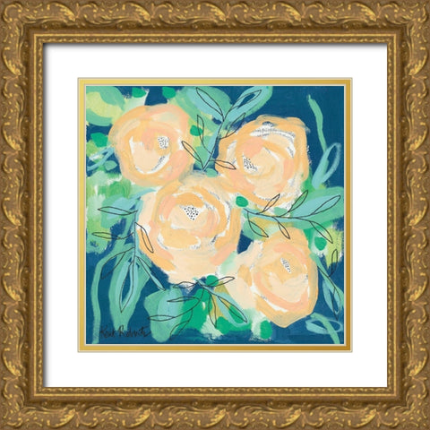 Thinking of You Gold Ornate Wood Framed Art Print with Double Matting by Roberts, Kait