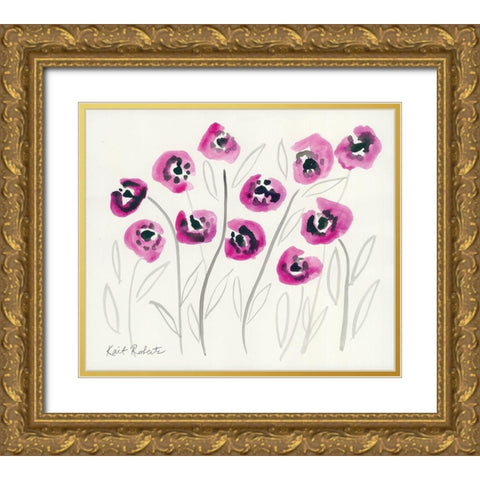 Secret Admirer Gold Ornate Wood Framed Art Print with Double Matting by Roberts, Kati