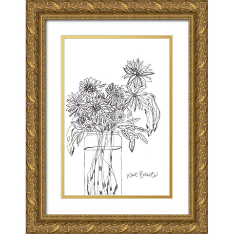 Farm Grower Gold Ornate Wood Framed Art Print with Double Matting by Roberts, Kait