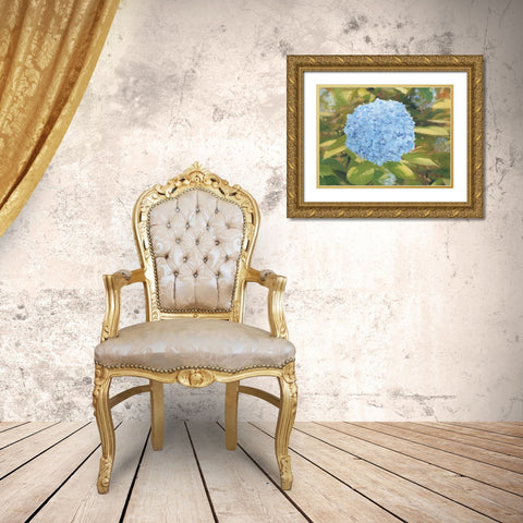 In the Garden Gold Ornate Wood Framed Art Print with Double Matting by Sherrill, Kate