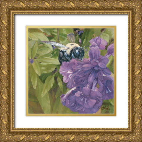 A Regal Throne Gold Ornate Wood Framed Art Print with Double Matting by Sherrill, Kate