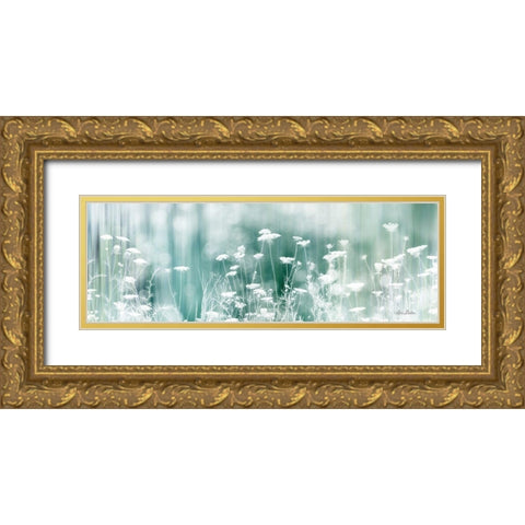 Dreamy Meadow Gold Ornate Wood Framed Art Print with Double Matting by Deiter, Lori
