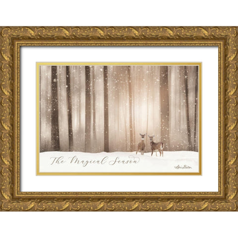 The Magical Season Gold Ornate Wood Framed Art Print with Double Matting by Deiter, Lori