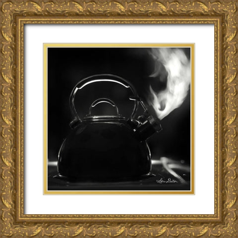 Tea Time II Gold Ornate Wood Framed Art Print with Double Matting by Deiter, Lori