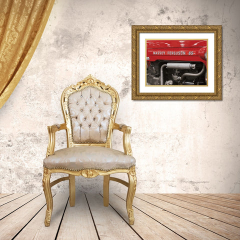 Massey-Ferguson I Gold Ornate Wood Framed Art Print with Double Matting by Deiter, Lori